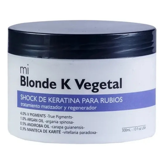 Blonde Keratina Vegetal 300ml Matizador Y Regenerador