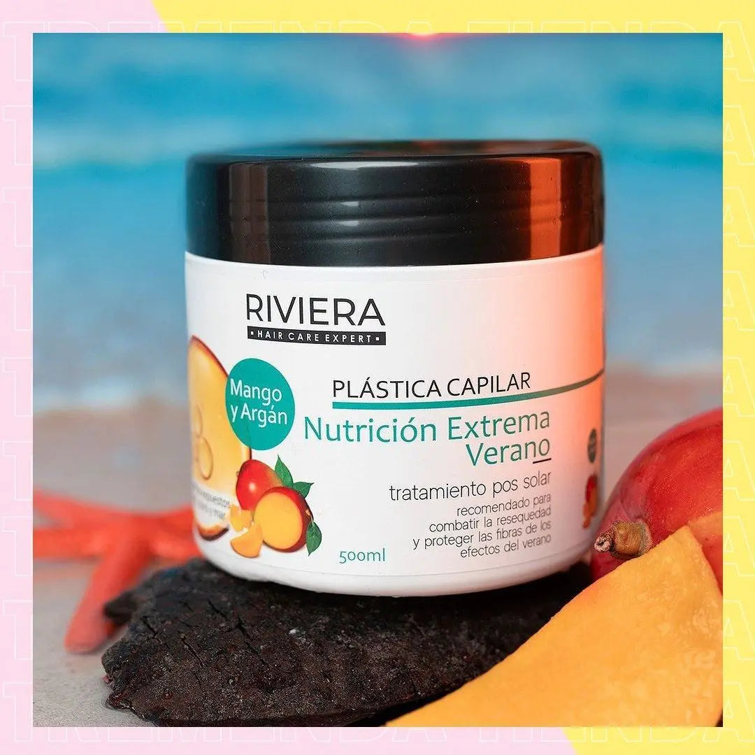 Mascara Capilar Sin Sal Riviera Nutrición Verano Mango 500ml