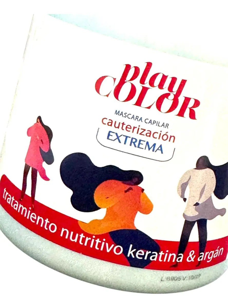 Baño De Crema Cauterización Extrema Argán Play Color 1kg