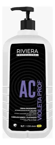 Acondicionador Violeta Riviera 5l Rubios Platinados