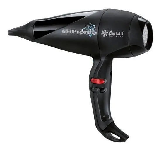 Secador Ceriotti Go Up Ionic 2500W Profesional Negro Aire Frío 2 Velocidades