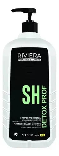 Shampoo Detox Profesional Riviera 5l Grasos Y Mixtos