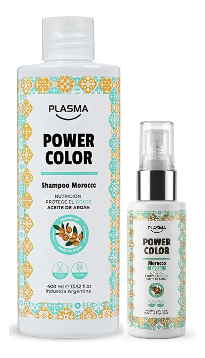 Pack Power Color Shampoo + Brillo Profesional Plasma
