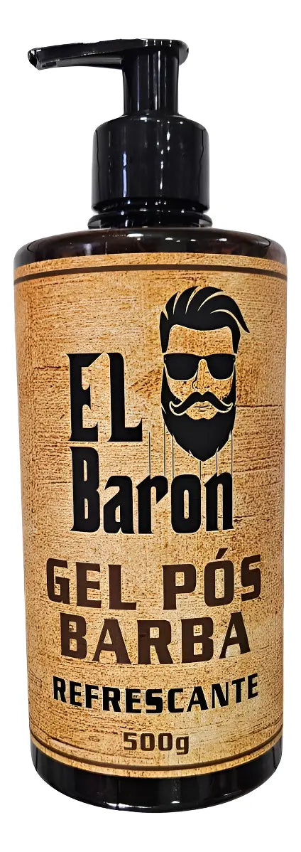 After Shave En Gel Refrescante El Baron 500 Ml Grande