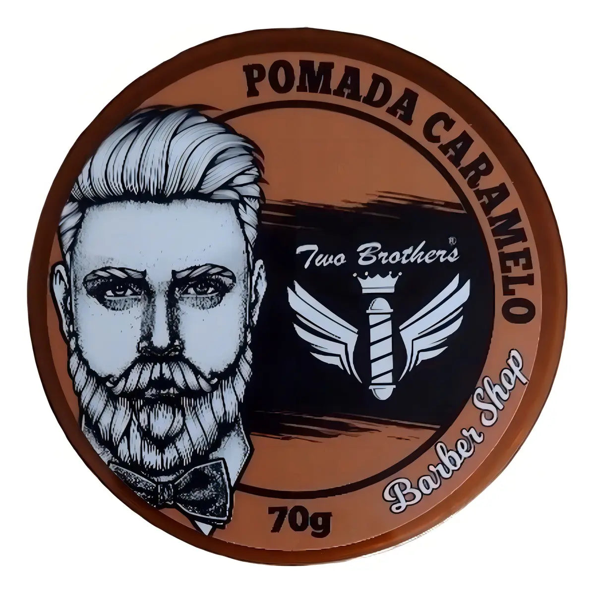 Pomada Caramelo Anti-frizz Two Brothers 70g