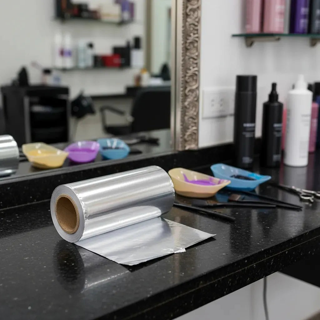 Papel Aluminio Profesional Peluqueria X 50mts Mechas!