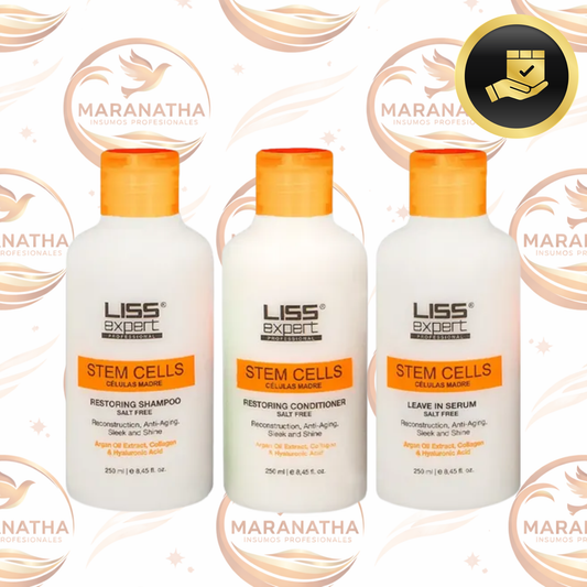 Shampoo Células Madre + Kit Completo Liss Expert