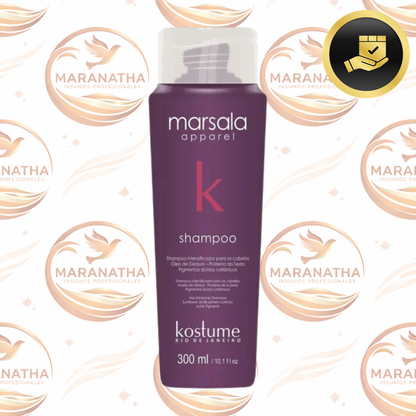 Shampoo Intensifica Color Marsala Apparel Kostume 300 Ml