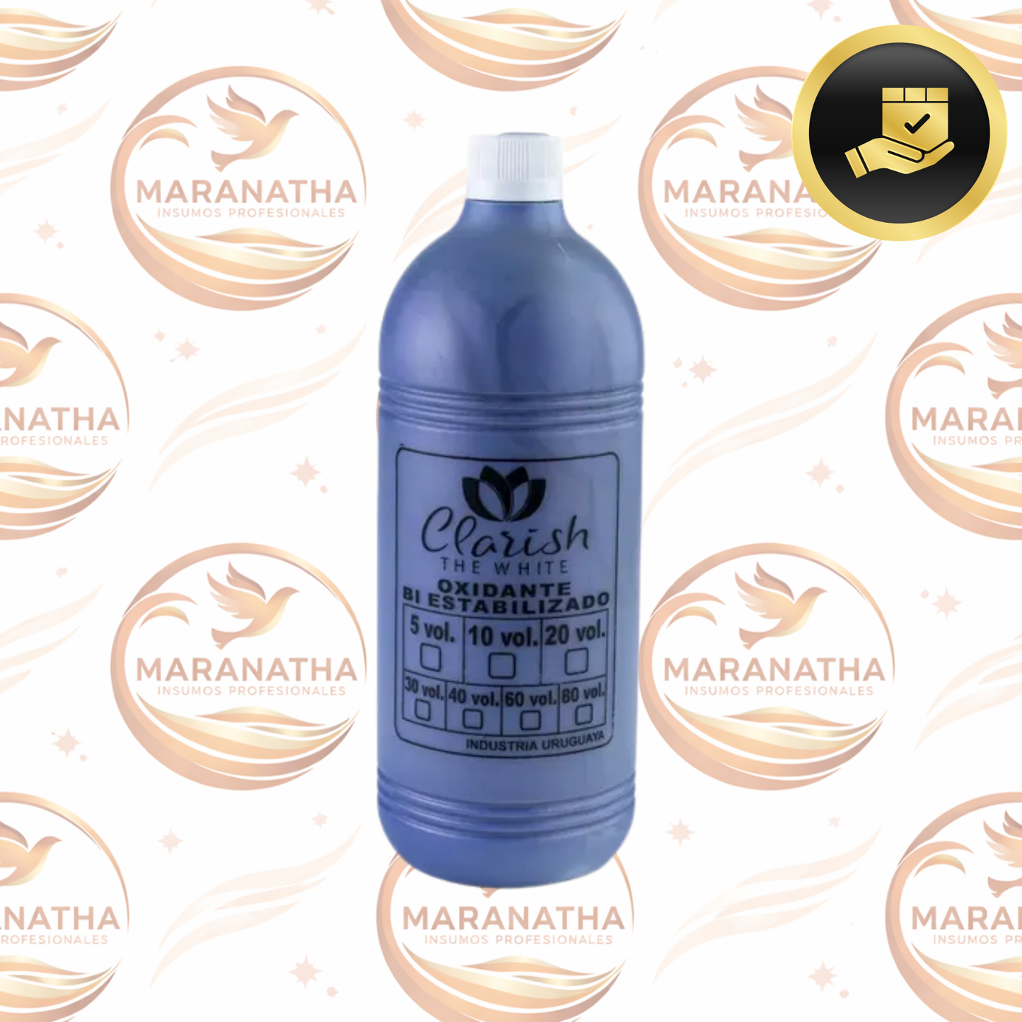 Oxidante Blonde Cremoso Estabilizador 1lt Clarish The White