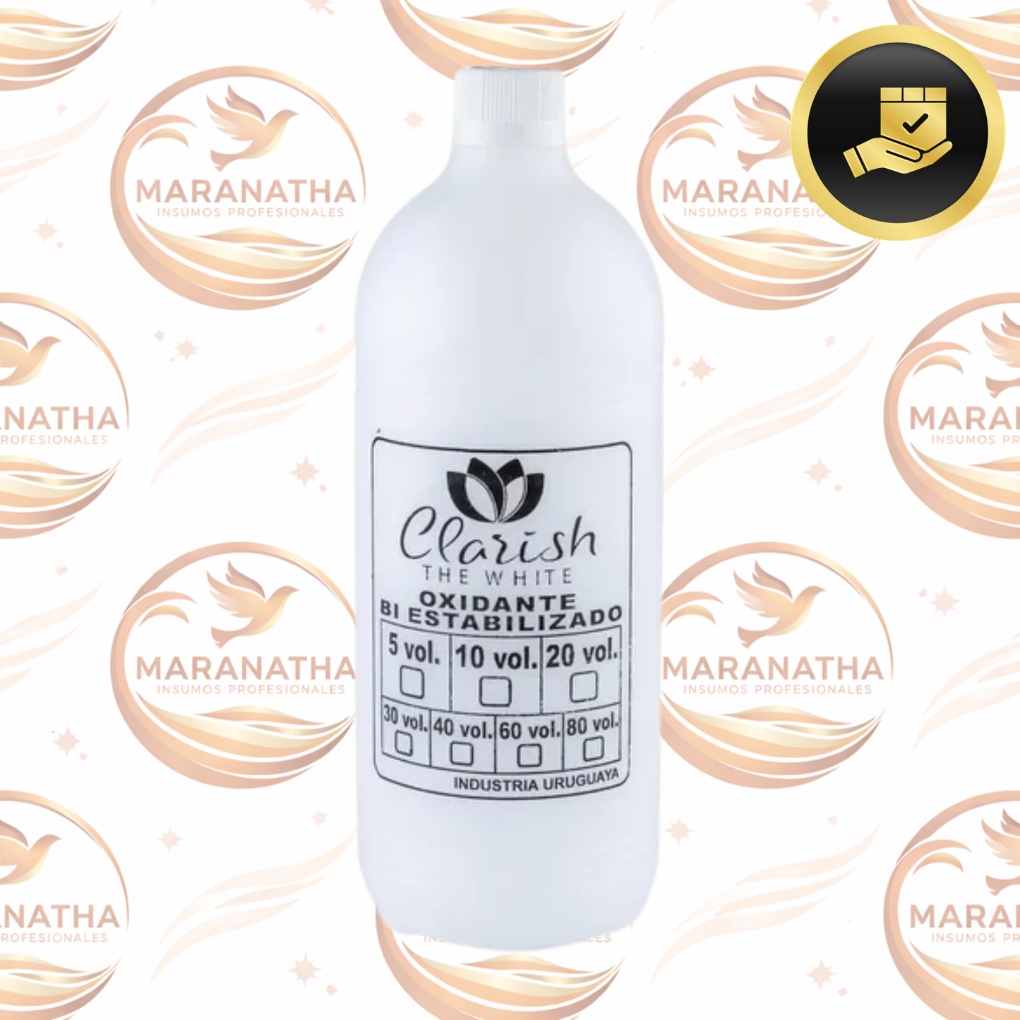 Oxidante Cremoso 60 Volumenes Clarish 1 Litro Profesional