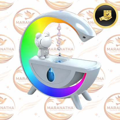 Parlante G Lámpara Gamer Con Luz Led Rgb Humidificador