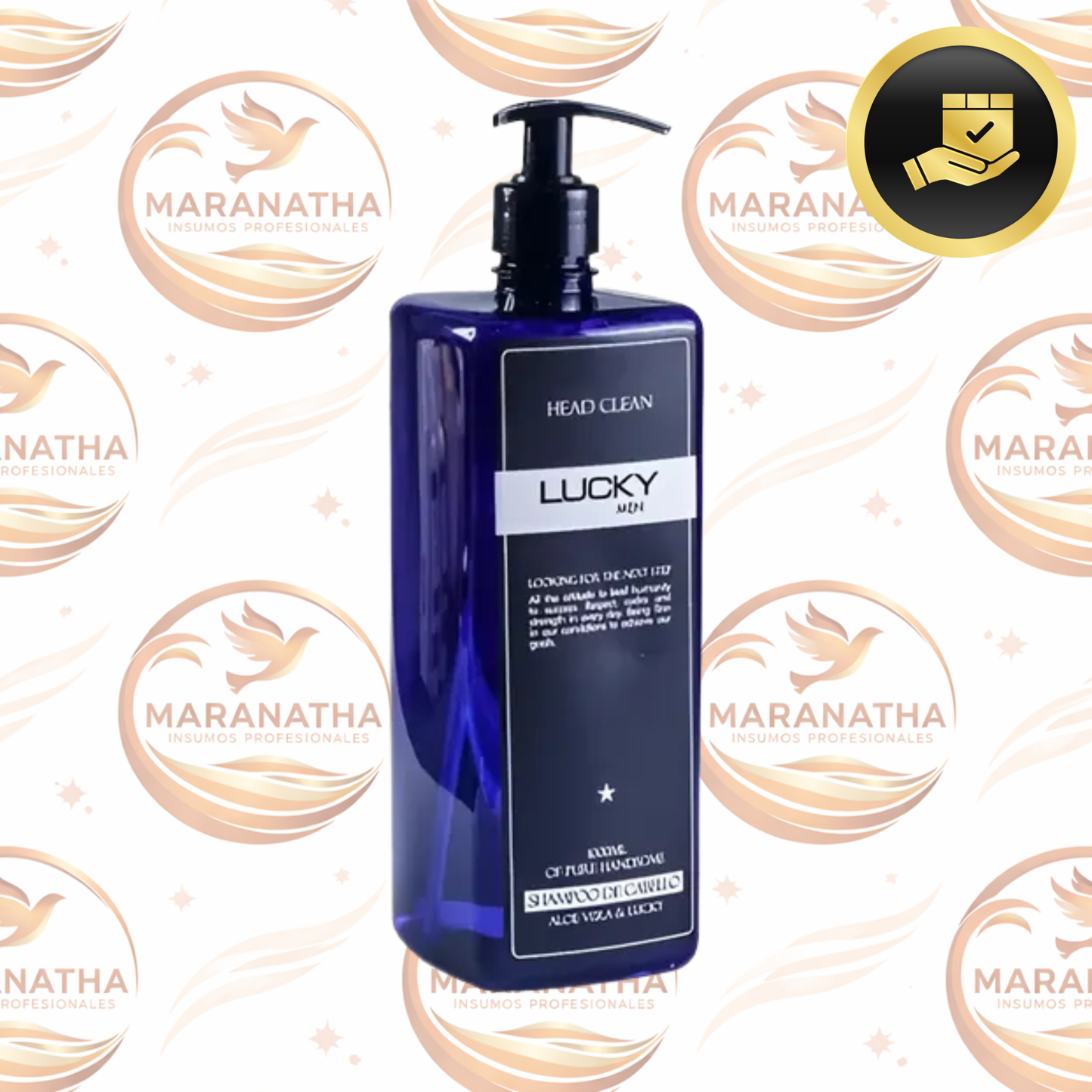 Shampoo Cabello- Head Clean Aloe Vera 1l Lucky Men - Riviera