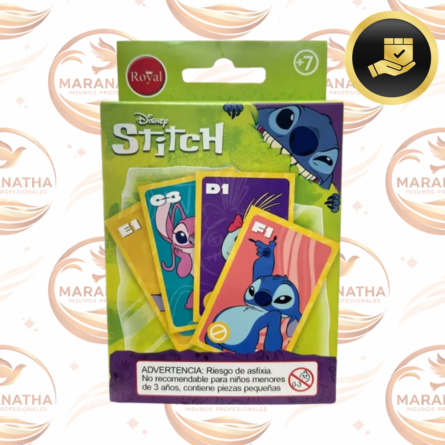 Juego De Cartas 4 En 1 Stitch - Royal