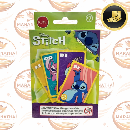 Juego De Cartas 4 En 1 Stitch - Royal