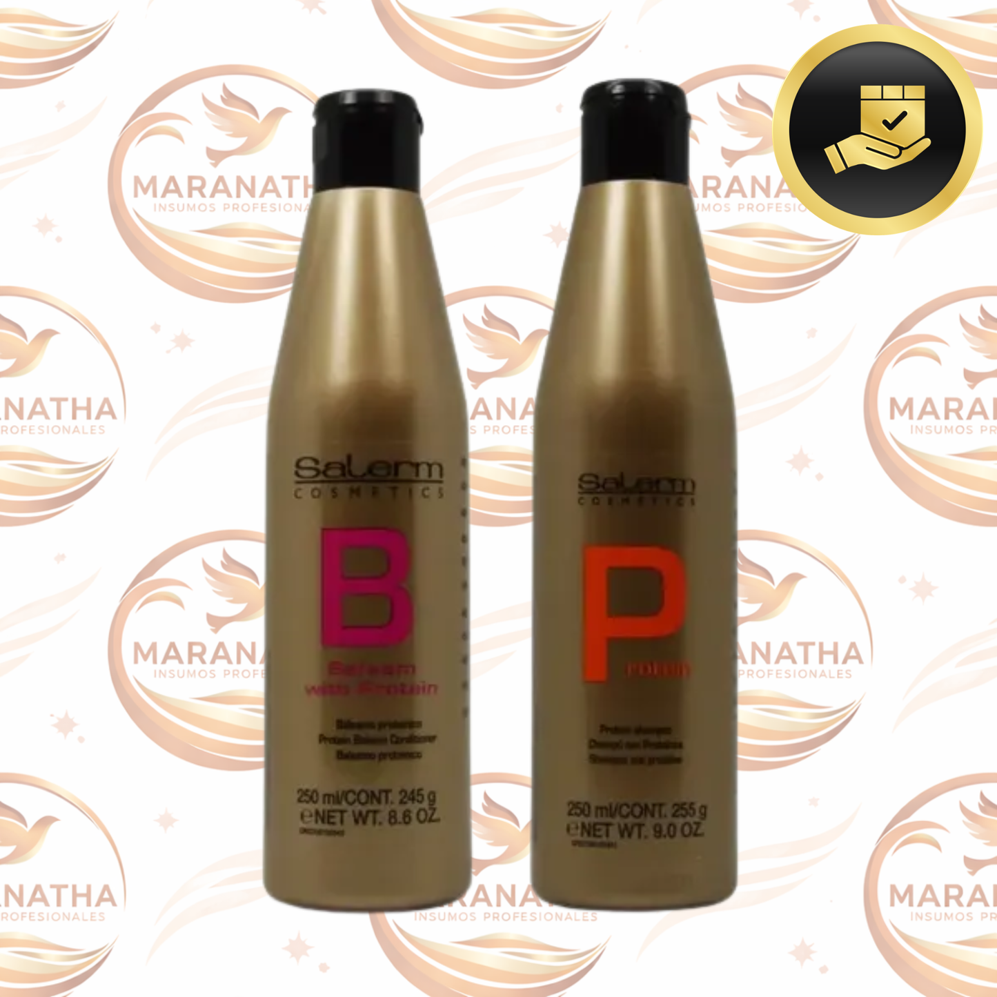 Salerm ® Linea Oro Shampoo & Bálsamo Proteinas 250 Ml