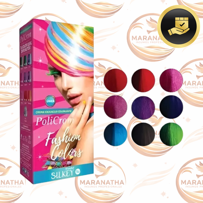 Silkey Fashion Colors Tinta, Colores Fantasía.