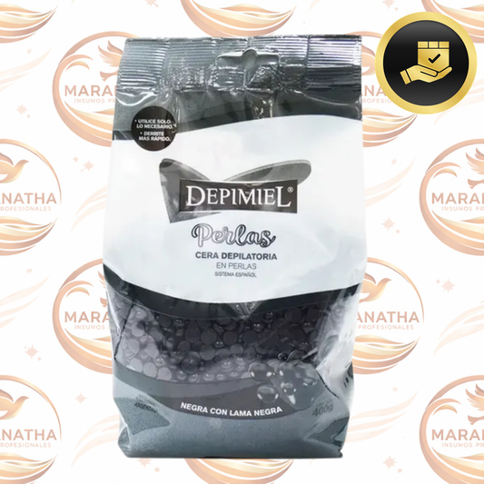 Cera En Perlas Depimiel Negra Bolsa X 400 Gr