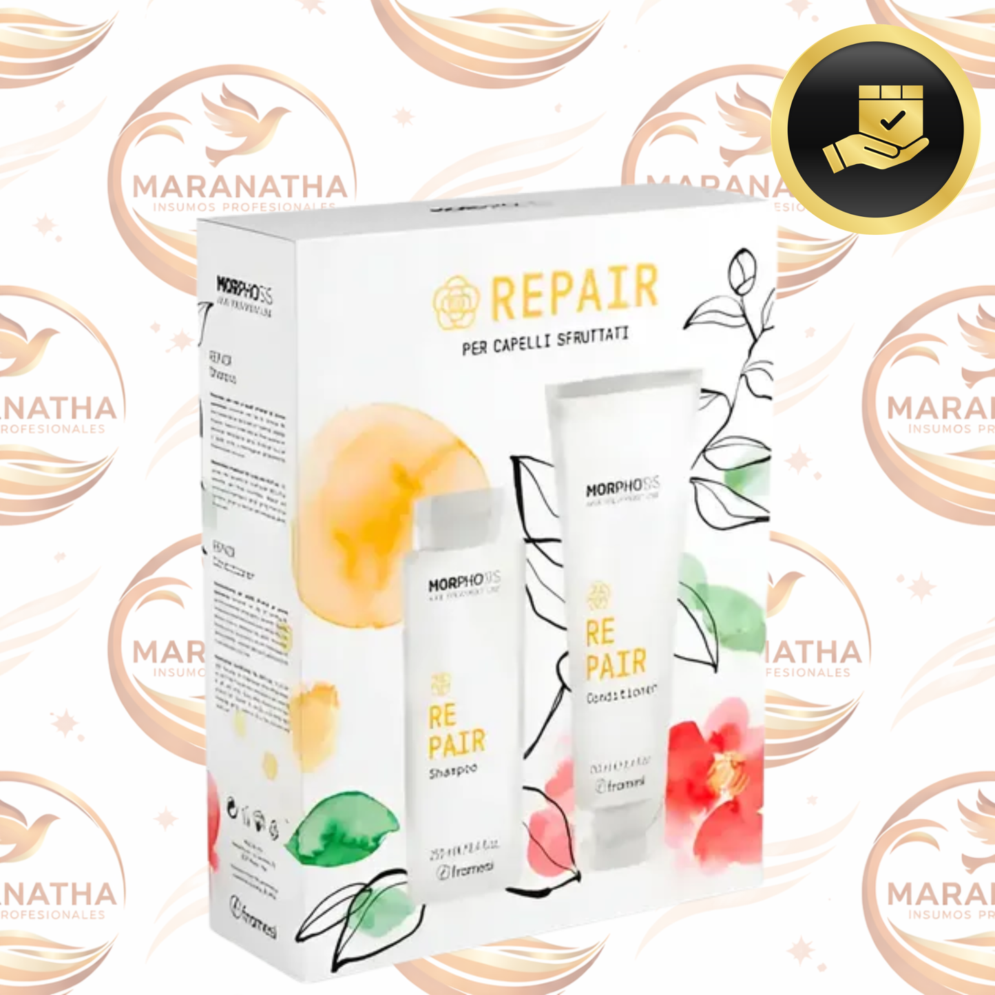Framesi Shampoo Y Acondicionador 100% Vegano Repair Pack
