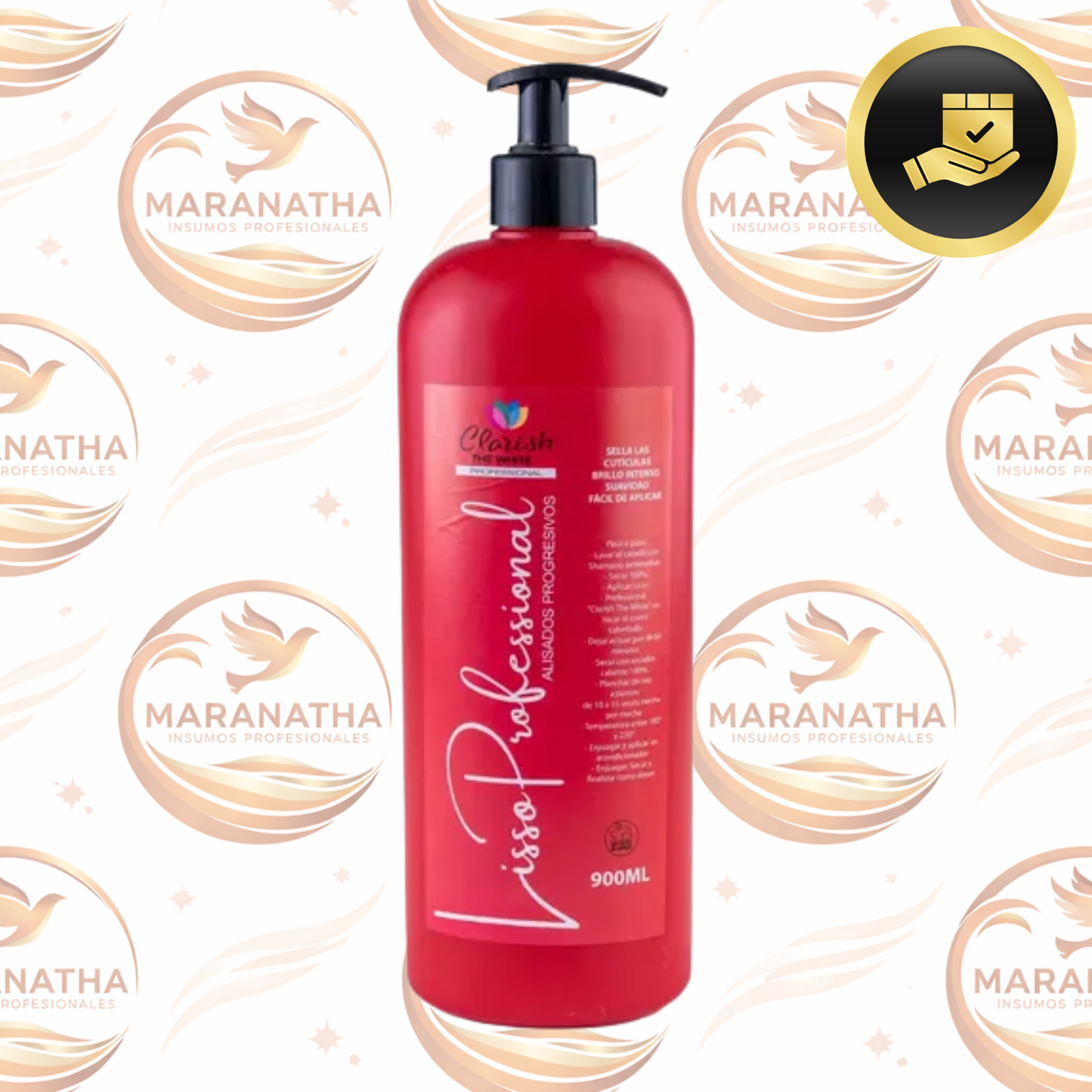 Alisado Progresivo Lisso Profesional Clarish The White 900ml
