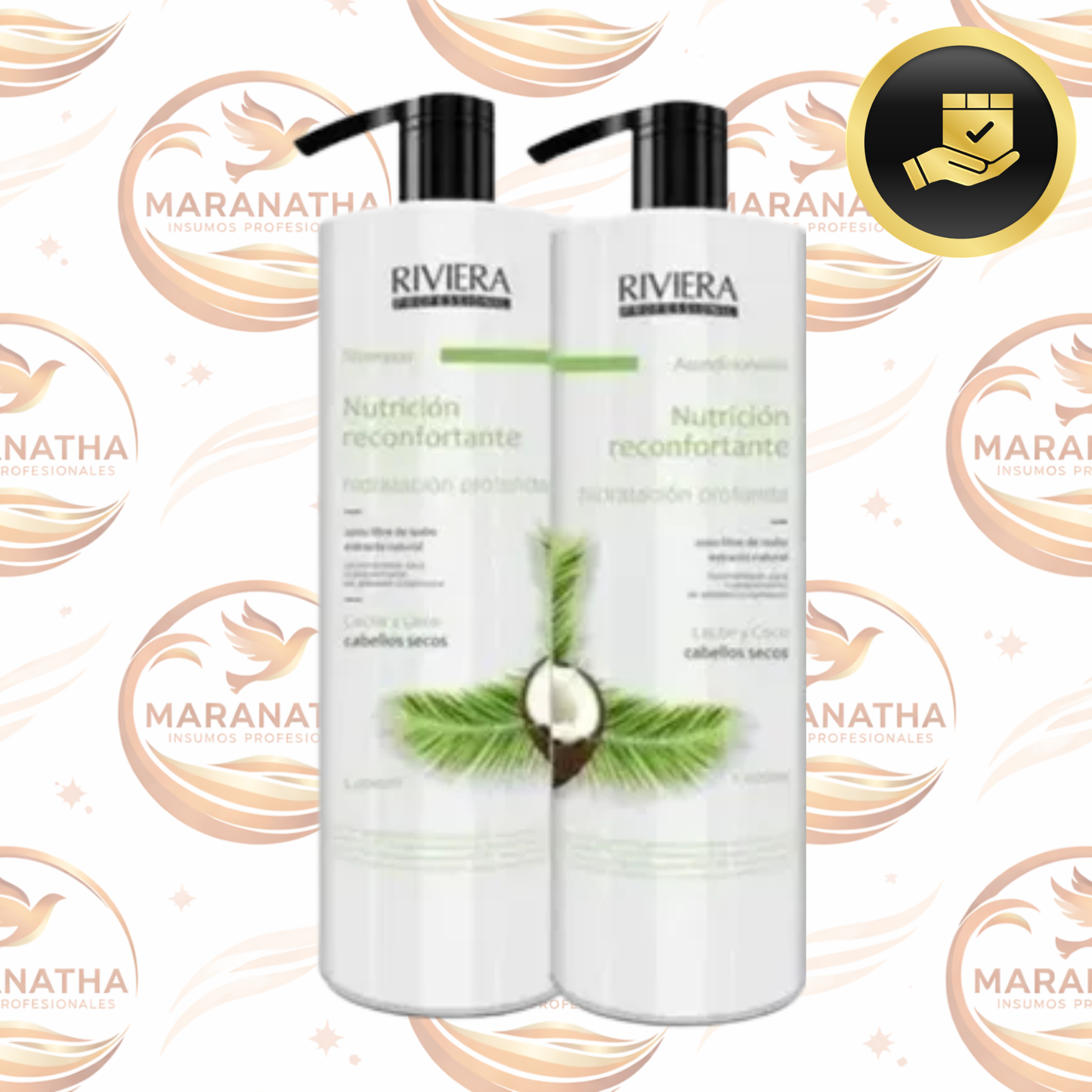 Kit Shampoo +acondicionado Riviera Profesional De Coco