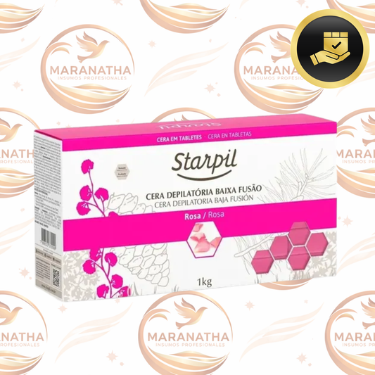 Cera Depilatoria En Pastilla Starpil Rosa Piel Sensible 1Kg