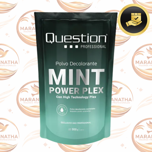Polvo Decolorante Question Mentolado Con Max Plex 500g Tono Sin tono