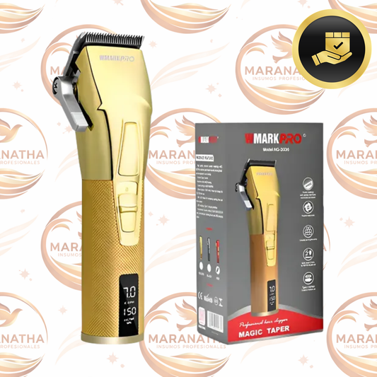 Maquina Corte De Pelo Cuchilla Ceramica Wmark Ng-2036 Dorado