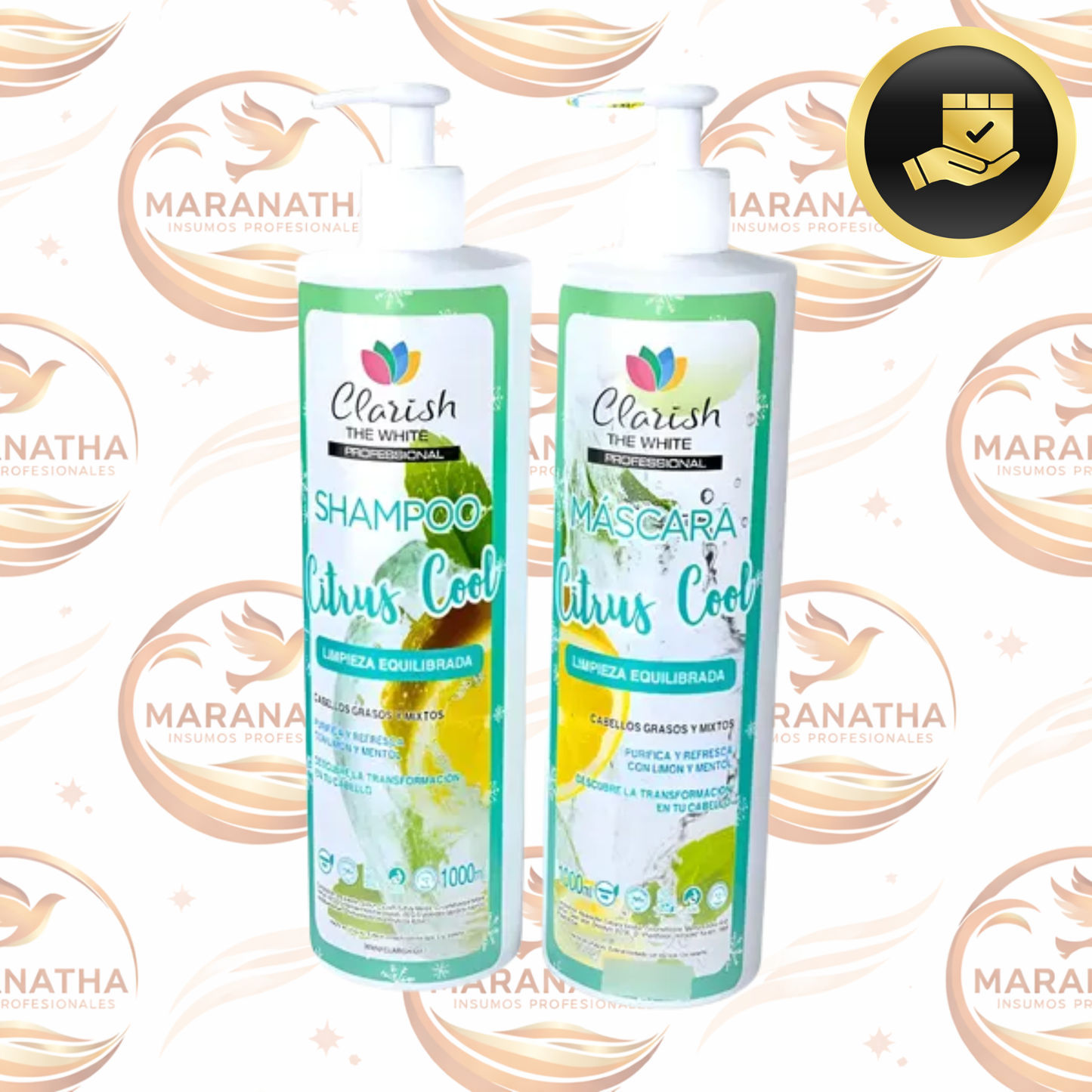 Pack Shampoo Sin Sal + Acondiccionador Menta Y Limon