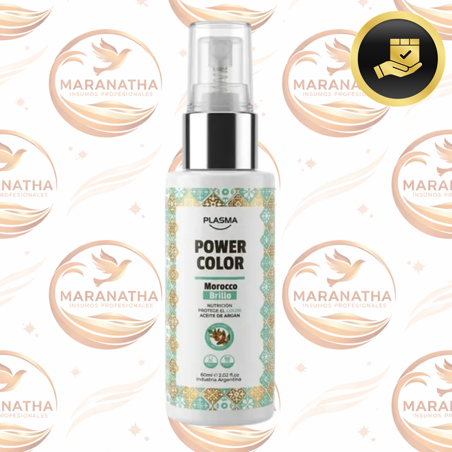 Spray Brillo Power Color Plasma  Moroco 60ml Aceite Argan