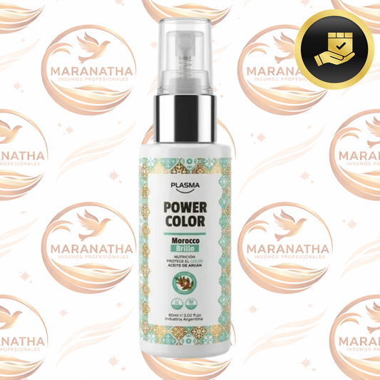 Spray Brillo Power Color Plasma  Moroco 60ml Aceite Argan