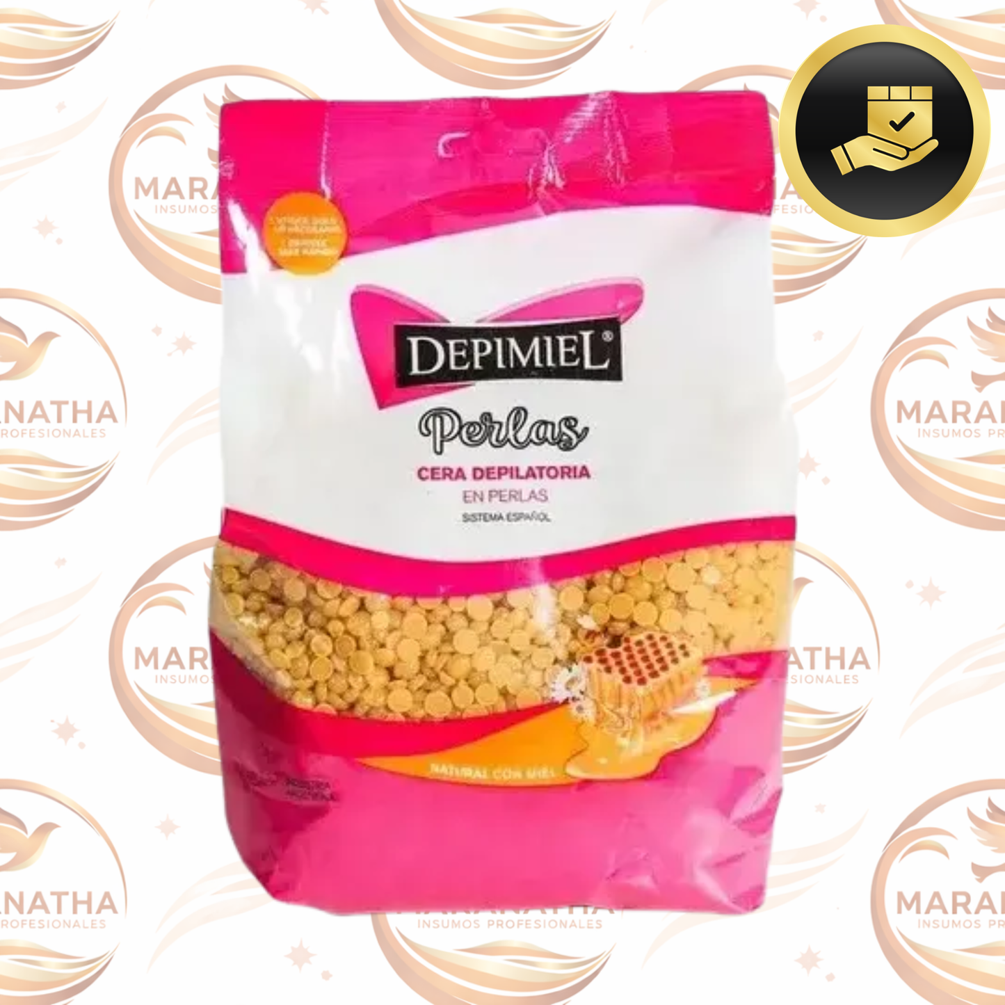 Cera Para Depilar Sistema Español Depimiel En Perlas Natural 400gr