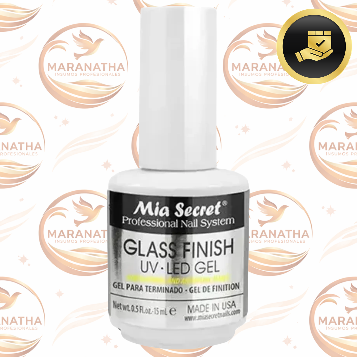 Top Coat Mia Secret Glass Finish 15ml