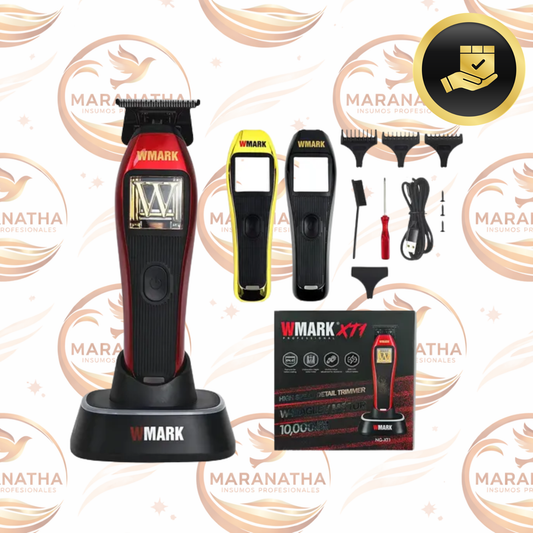 Patillera Wmark Ng-xt1 Motor Vectorial Magnético 10000rpm Color Rojo 110v/220v