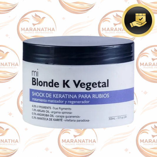 Blonde Keratina Vegetal 300ml Matizador Y Regenerador