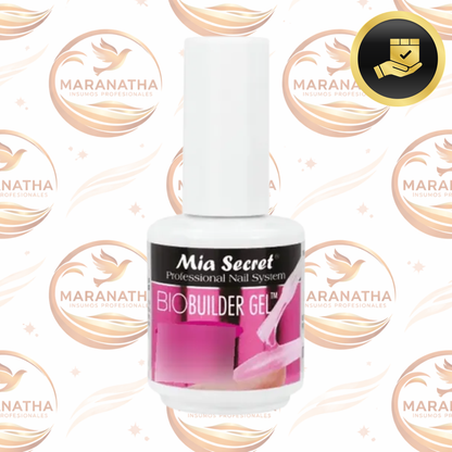 Biobuilder Gel Estructurador Mia Secret Perfect Pink 15ml Color Rosado