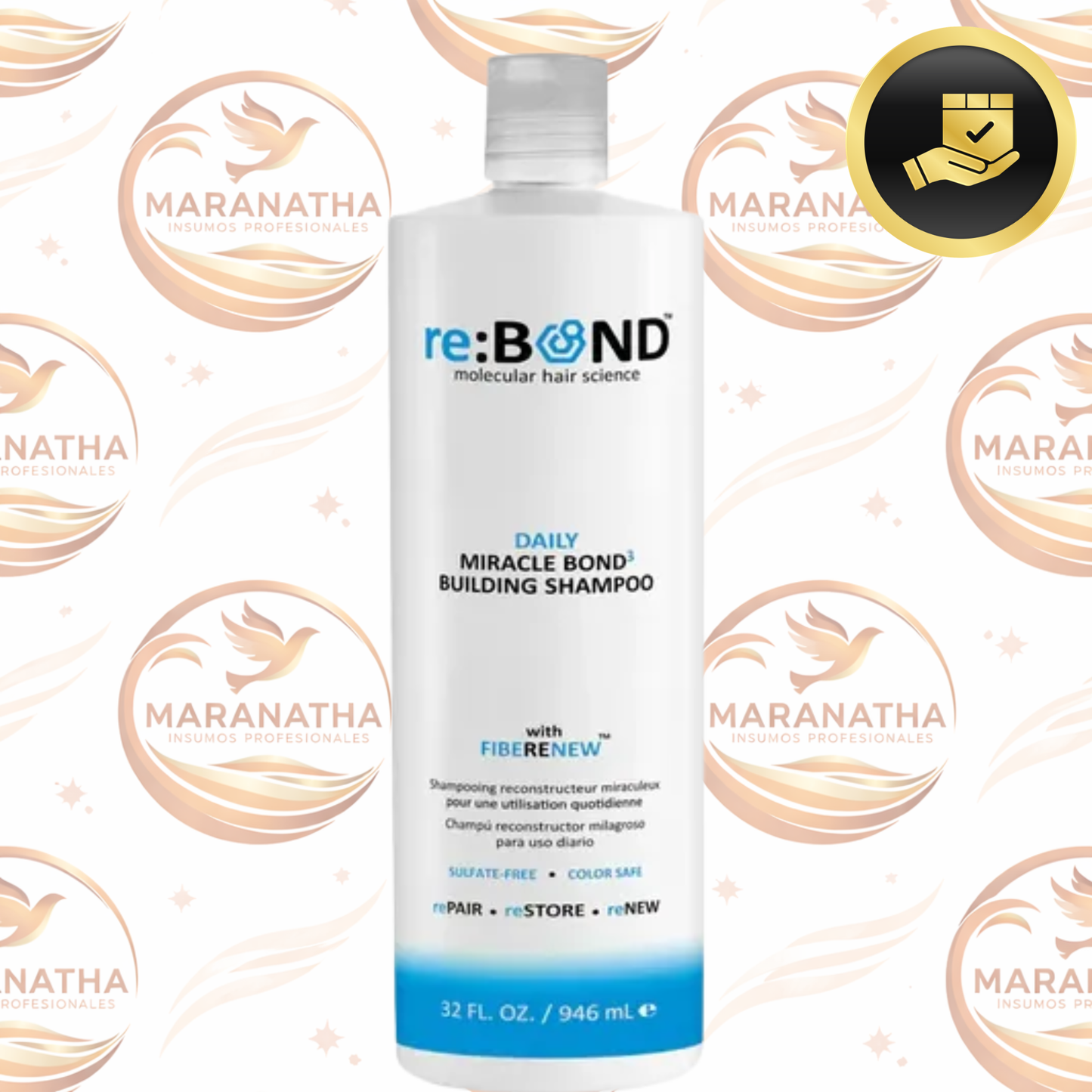 Shampoo Rebond 946ml Profesional Reconstruccion Capilar