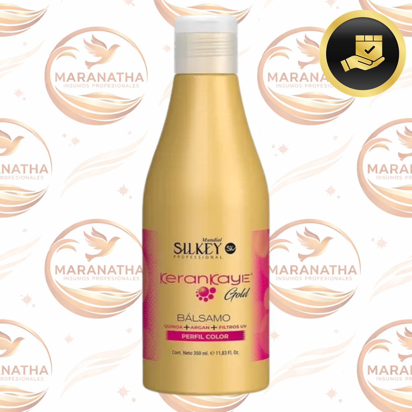 Bálsamo Silkey Kerankaye Gold Perfil Color X 350 Ml