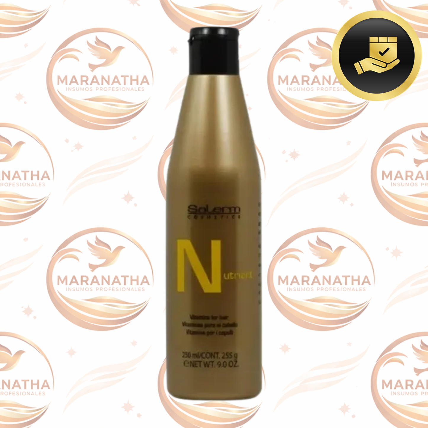 Salerm Shampoo Nutrient Anticaída De Cabello Línea Oro 250ml