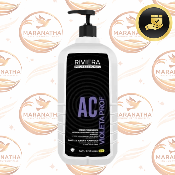 Acondicionador Violeta Riviera 5l Rubios Platinados