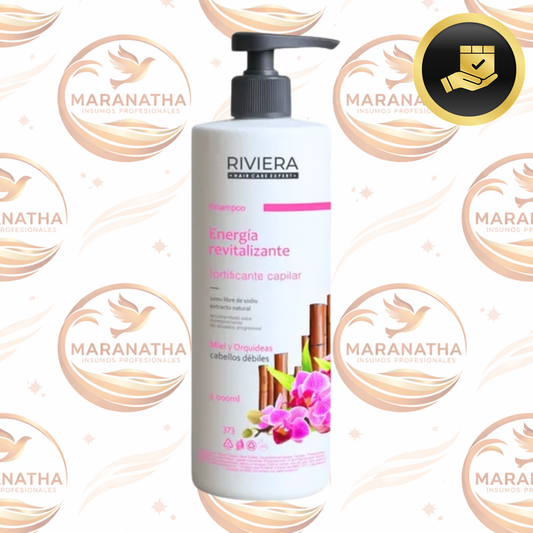 Shampoo Todo Tipo De Cabello Miel Y Orquídeas Riviera 1l
