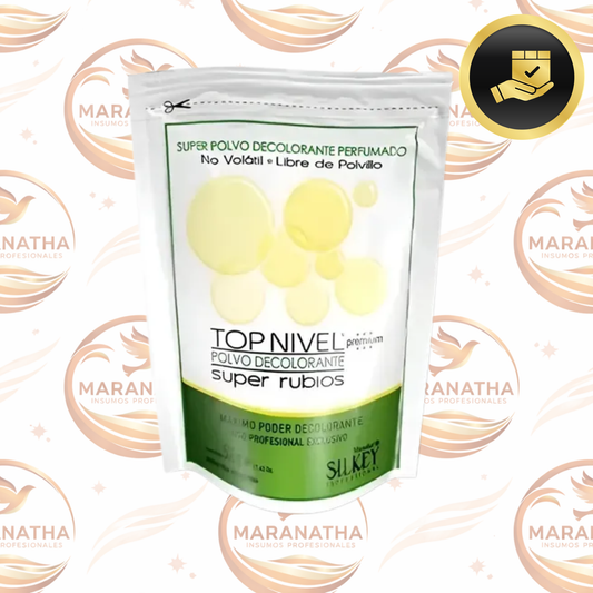 Decolorante Silkey  Top Nivel Premium Tono Luz Blanca