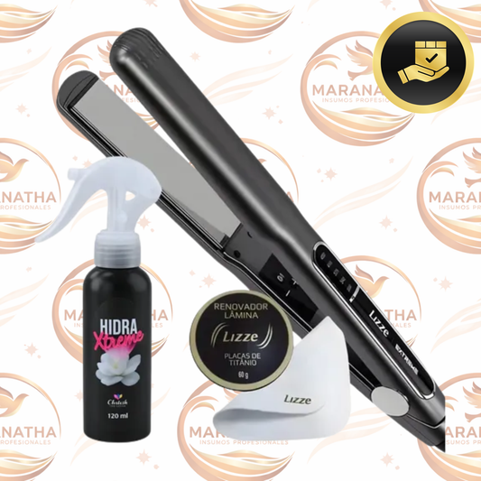 Plancha Lizze Extrem + Kit Mantenimiento + Protector Termico