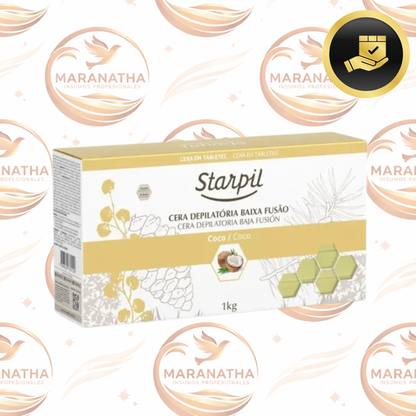 Cera Depilatoria Caliente Starpil Coco - 1kg