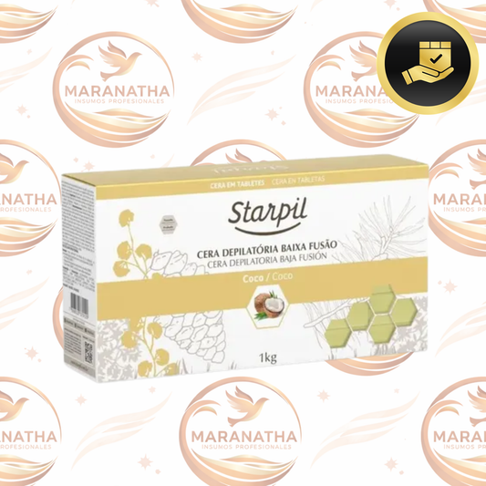 Cera Depilatoria Caliente Starpil Coco - 1kg