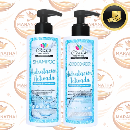 Shampoo Hidratante Sin Sal + Acondicionador 1lt Prof
