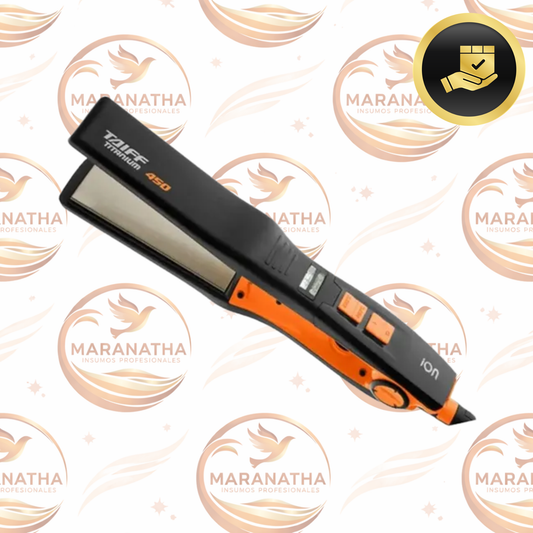 Plancha De Cabello Profesional Titanium 450 Naranja Taiff