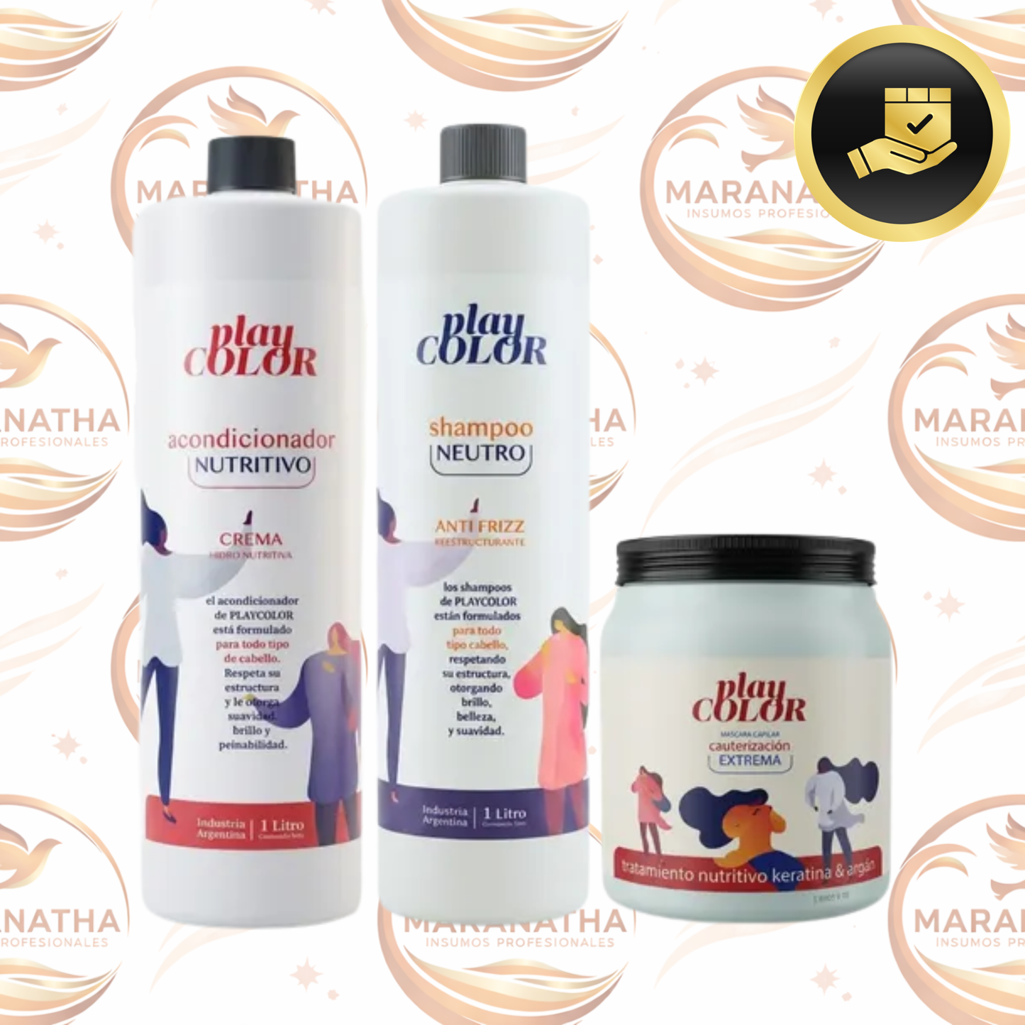 Pack Play Color Shampo + Acond + Mascara Plasma