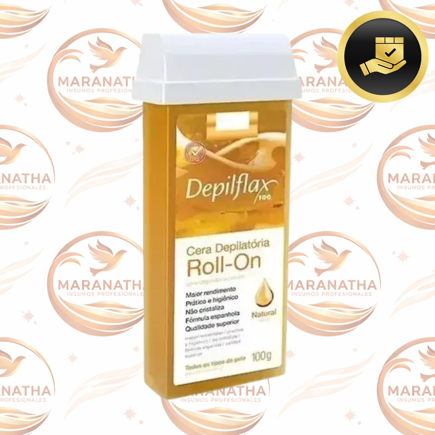 Cera Depilatoria Miel Depilflax 100 Roll-on