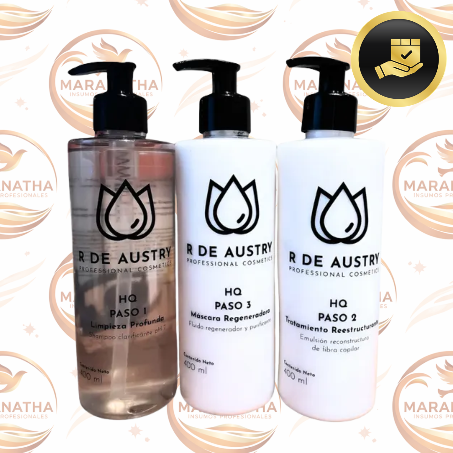 Kit Keratina Hidrolizada R De Austry Hq Advance 300ml