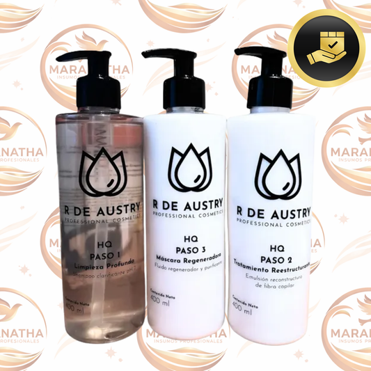 Kit Keratina Hidrolizada R De Austry Hq Advance 300ml